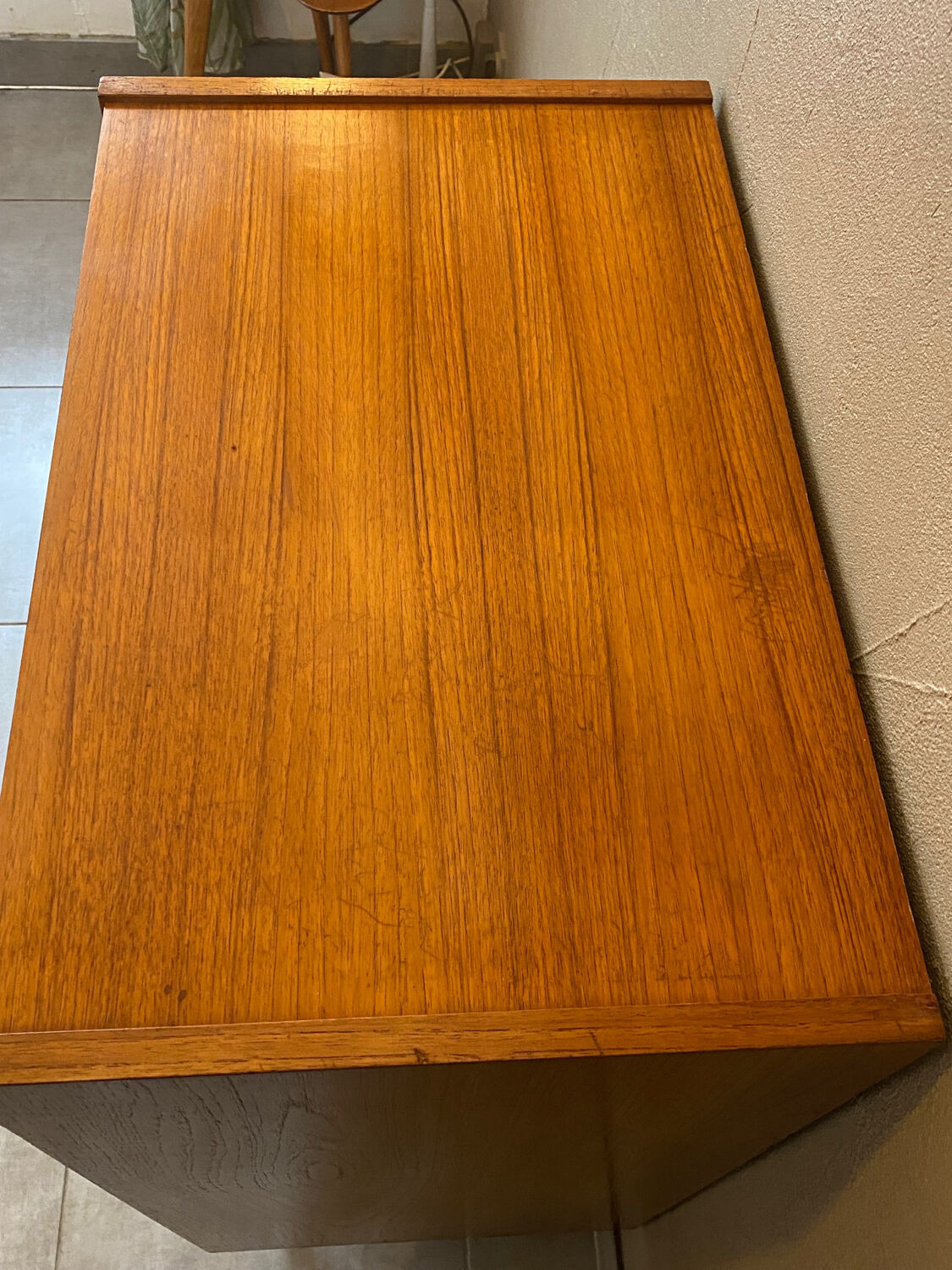 60s teak chest of drawers