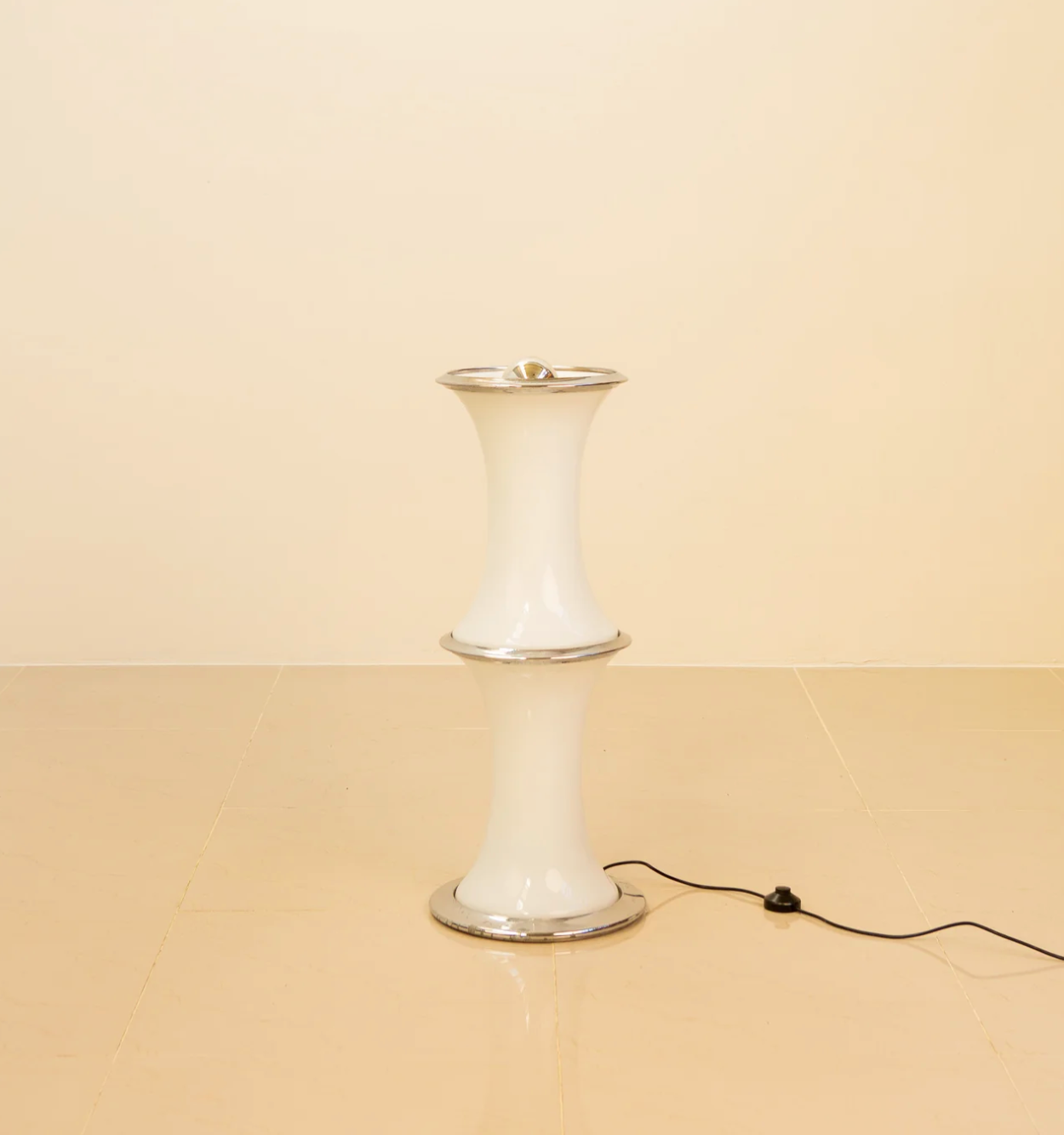 Pair of floor lamps "Bamboo" by Enrico Tronconi for Vistosi 70's