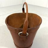 Leather waste paper basket 1960’s