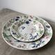 Crown Clarence vintage porcelain floral plates, made in England