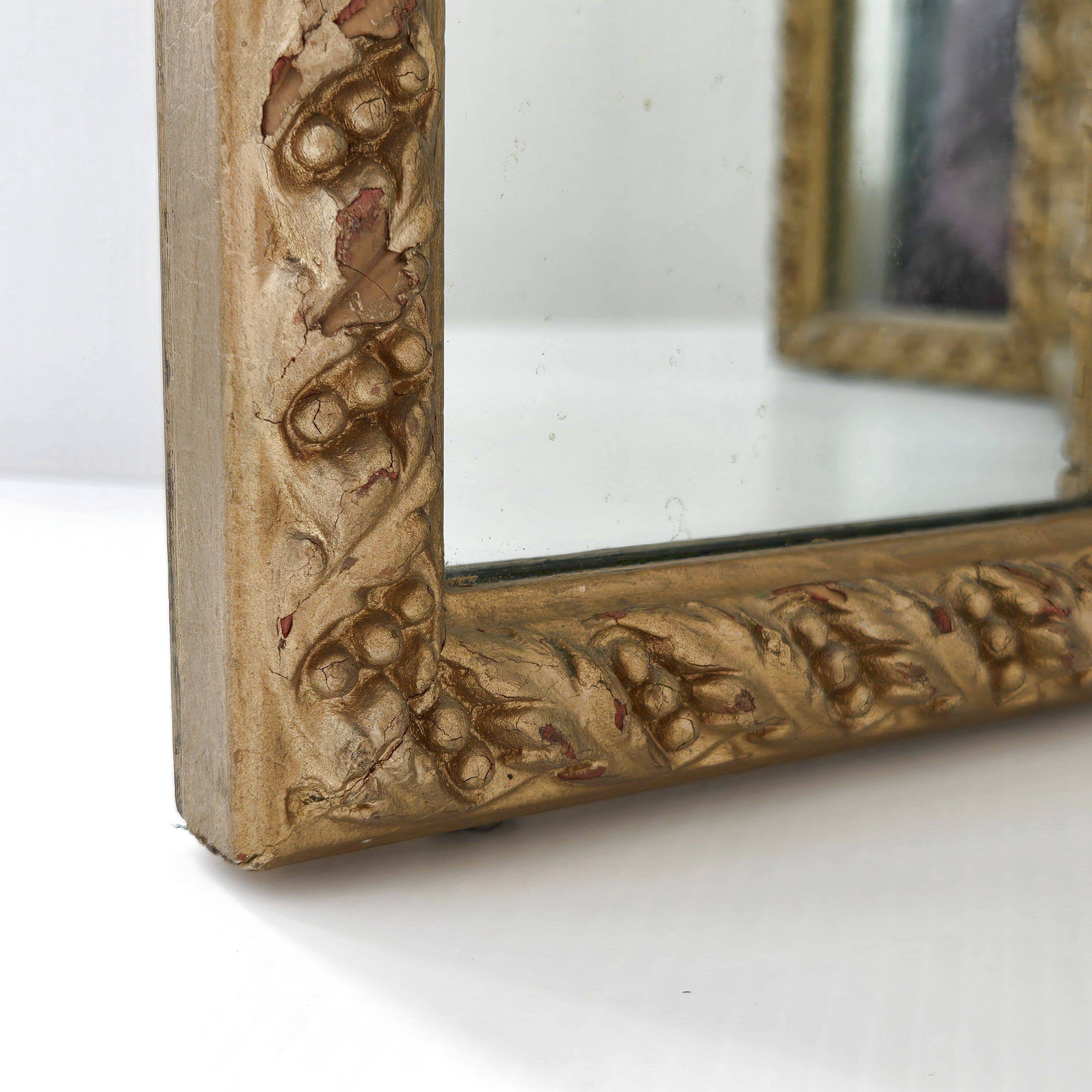 Miroir triptyque vintage 1950