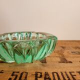 Stone ashtray in molded glass