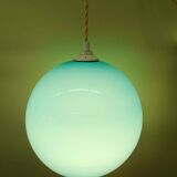 Pair of vintage ball pendant lights circa 1970