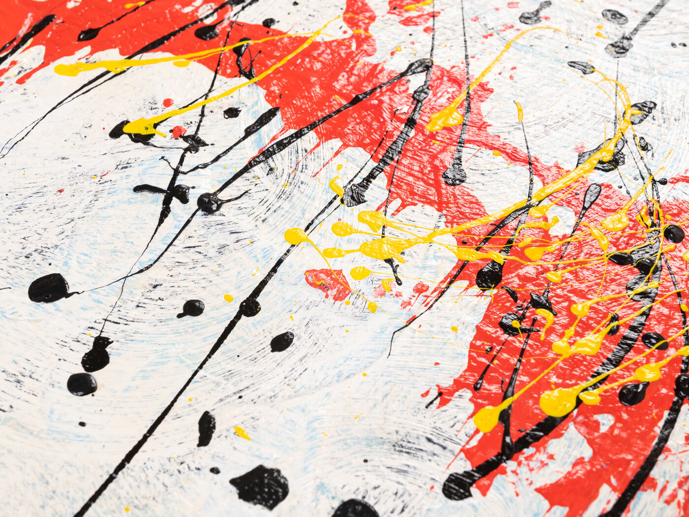 Abstract Composition I, Oil/Acrylic on Canvas, 82 x 103 cm