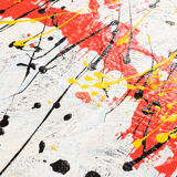 Abstract Composition I, Oil/Acrylic on Canvas, 82 x 103 cm