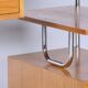 Bauhaus Writing Desk in Oak, Chrome-Plated Steel, Germany, 1930s
