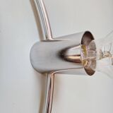 Vintage chrome metal wall light, 70s