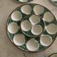 6 oyster plates and Longchamps barbotine dish