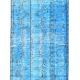 2x9 Vintage Light Blue Kitchen Runner Rug, 65x276Cm