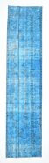 2x9 Vintage Light Blue Kitchen Runner Rug, 65x276Cm