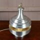 Pied de lampe en aluminium brossé, 1970