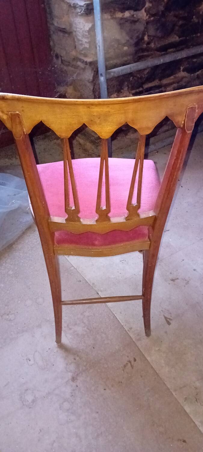 6 chaises fin 19 ème,début 20 ème