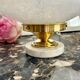 Art Deco lamp with a Clichy glass saucer