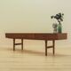 Danish teak sideboard 1970s – three drawers, mid-century modern