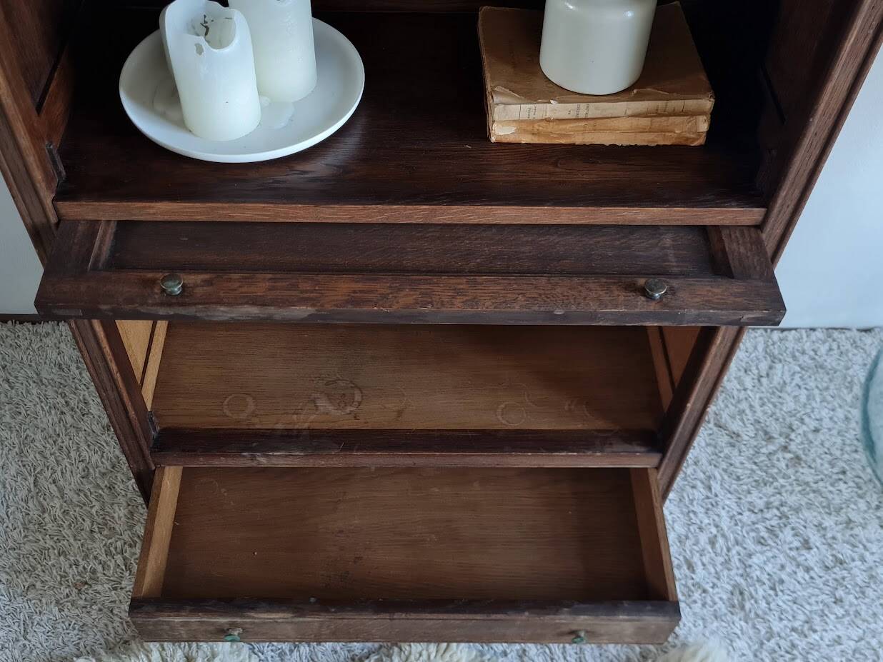Trade furniture - Pharmacy display cabinet circa the 1960s