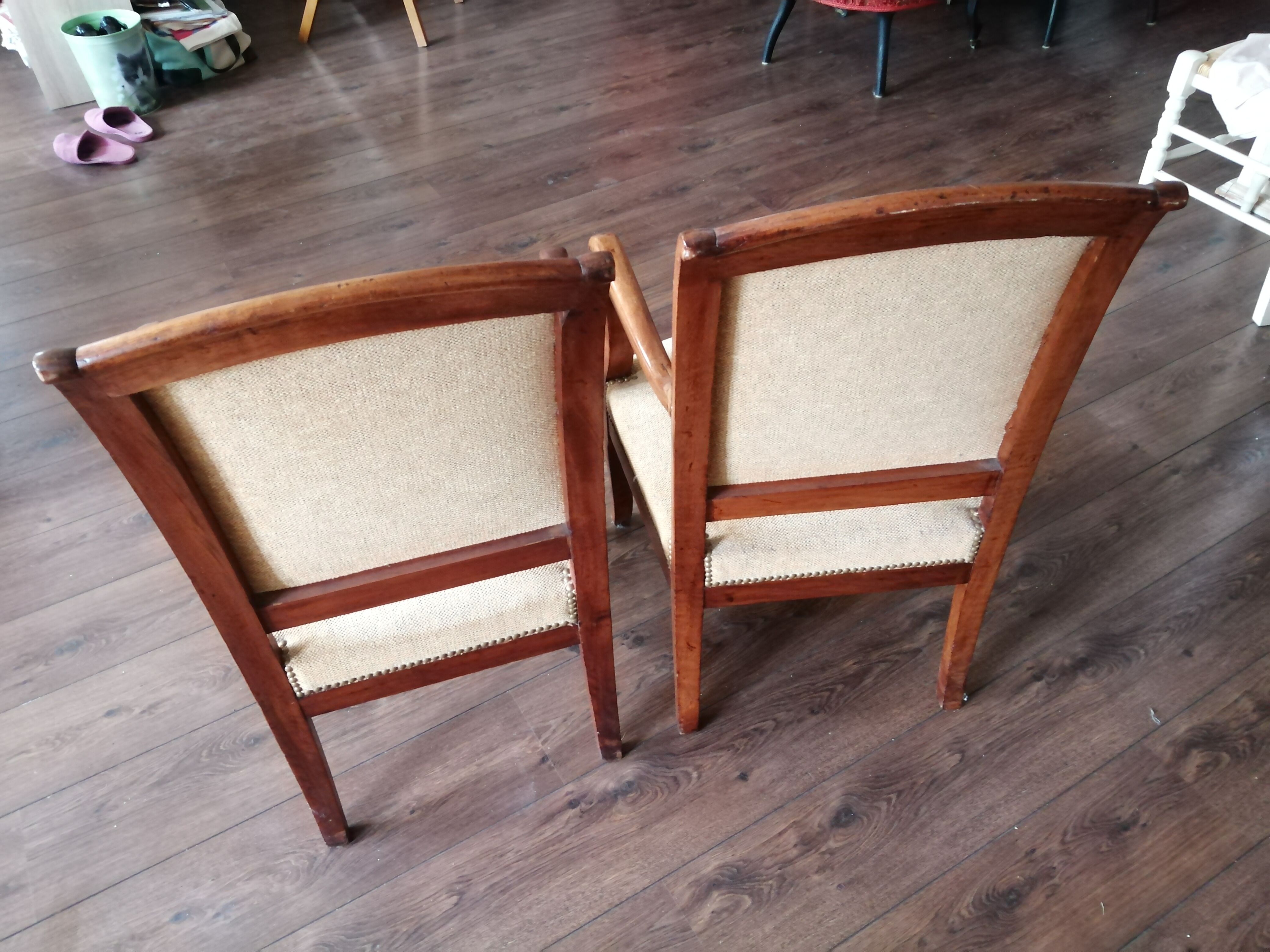 Paire de Fauteuils d'époque Restauration