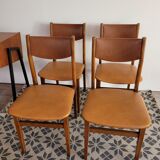 Four vintage chairs