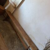 Solid wood bench