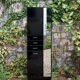 Satin black vintage wardrobe 1970