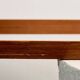 Framed mirror in teak