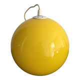 Hanging lamp 70s yellow