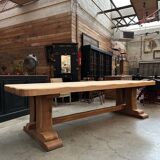 Very large solid oak farmhouse table