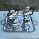 Service the cafe metal argente boulenger