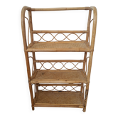 Rattan shelf