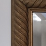 Golden 81x61cm mirror