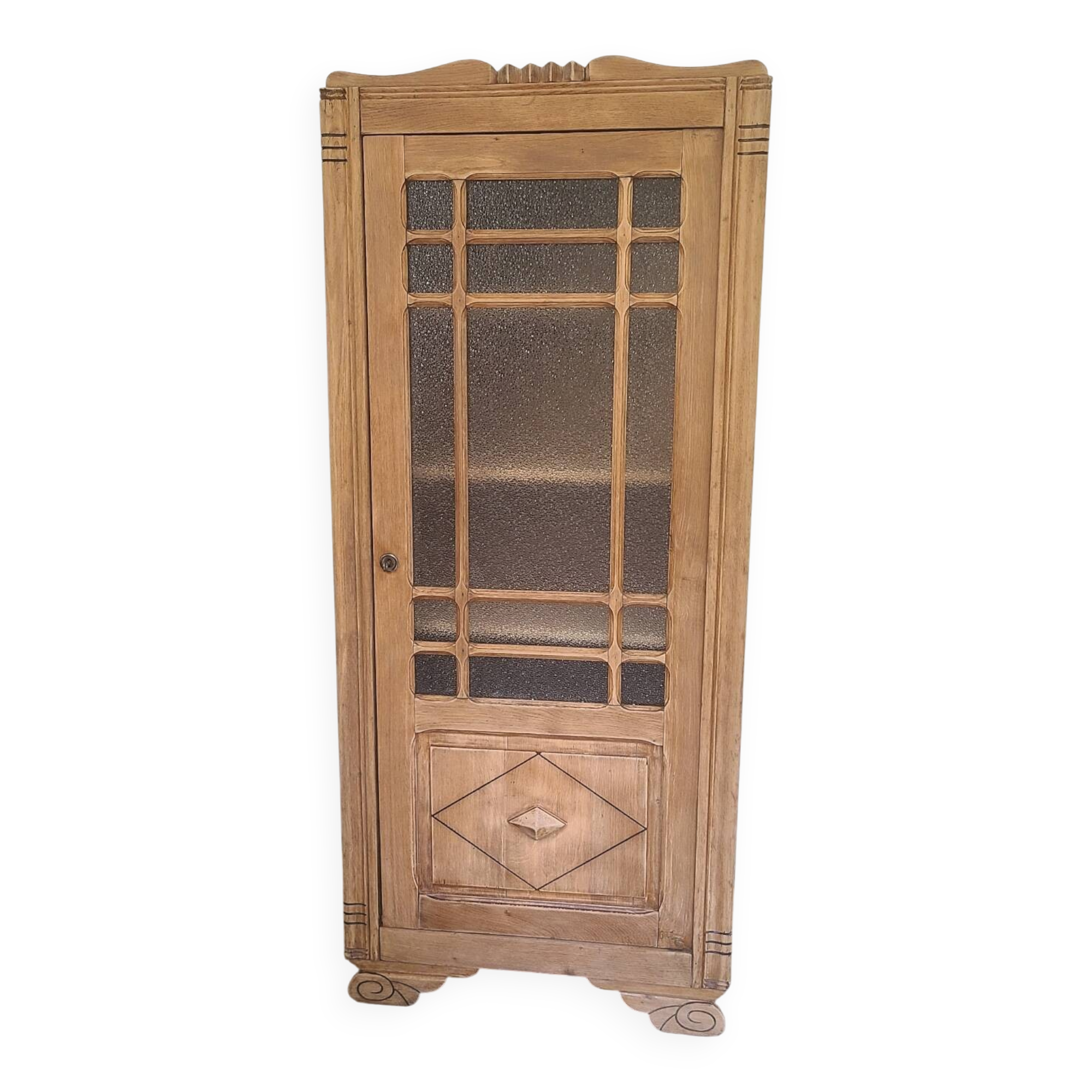 Parisian Art Deco wardrobe Parisian furniture in raw wood