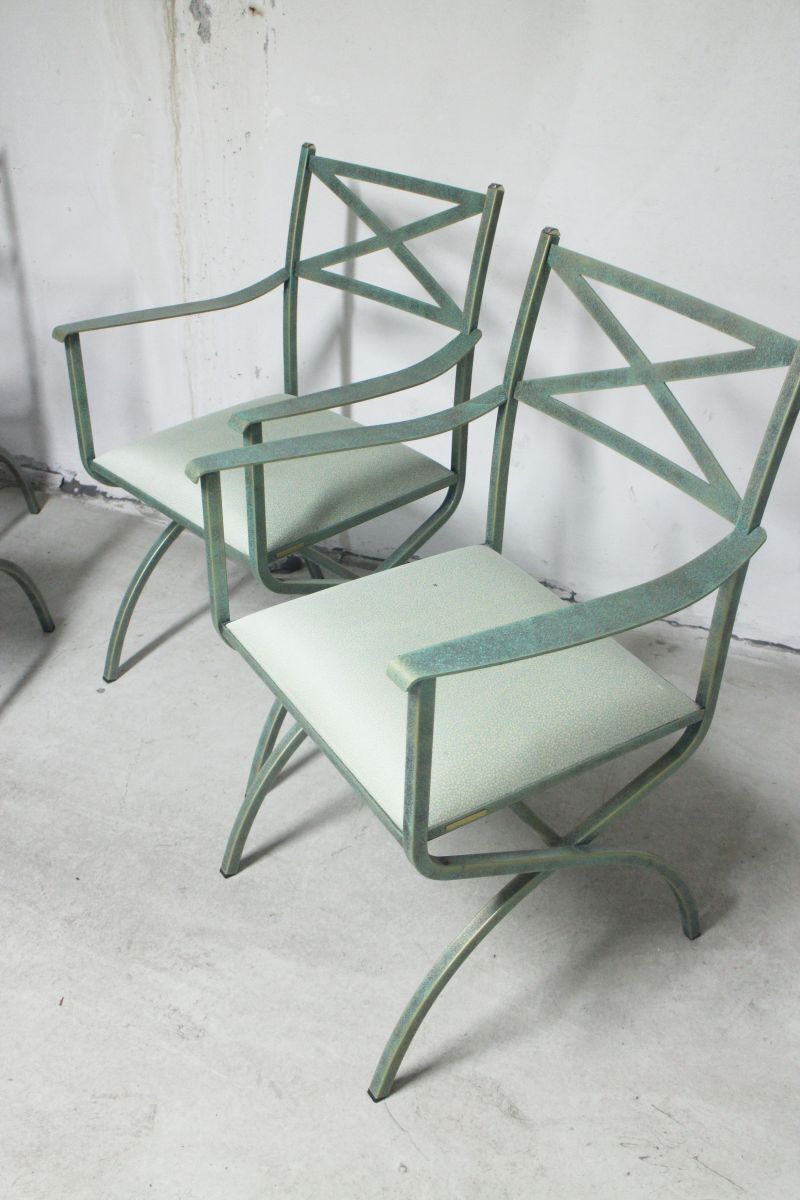 Series 6 chairs and vintage chairs Pierre Vandel