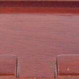 Small card holder tray in hollowed solid mahogany circa 1960 (dlg Noll) C in Paris
