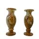 Set of 2 vintage onyx vases / decorative vase