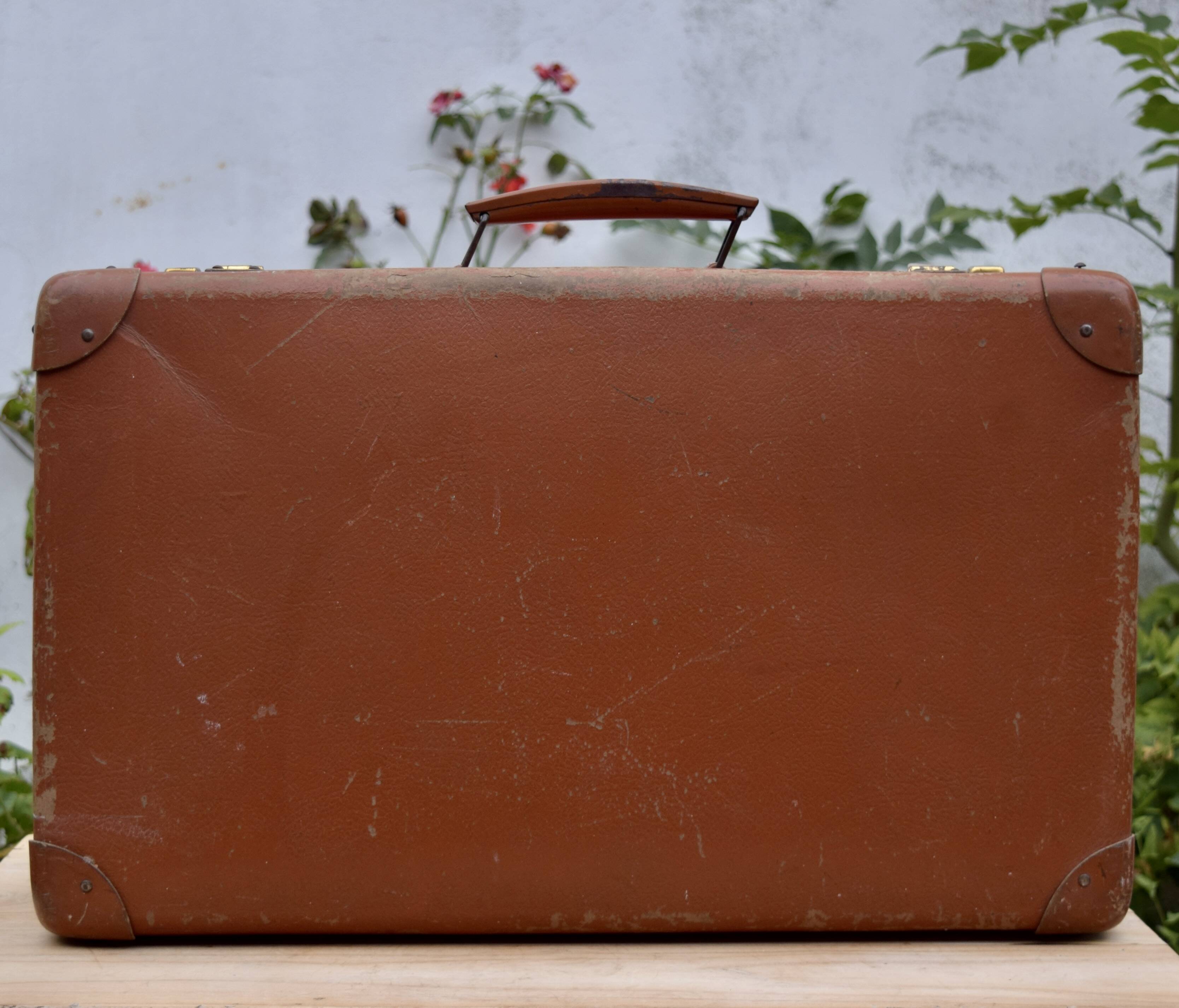 Vintage cardboard suitcase