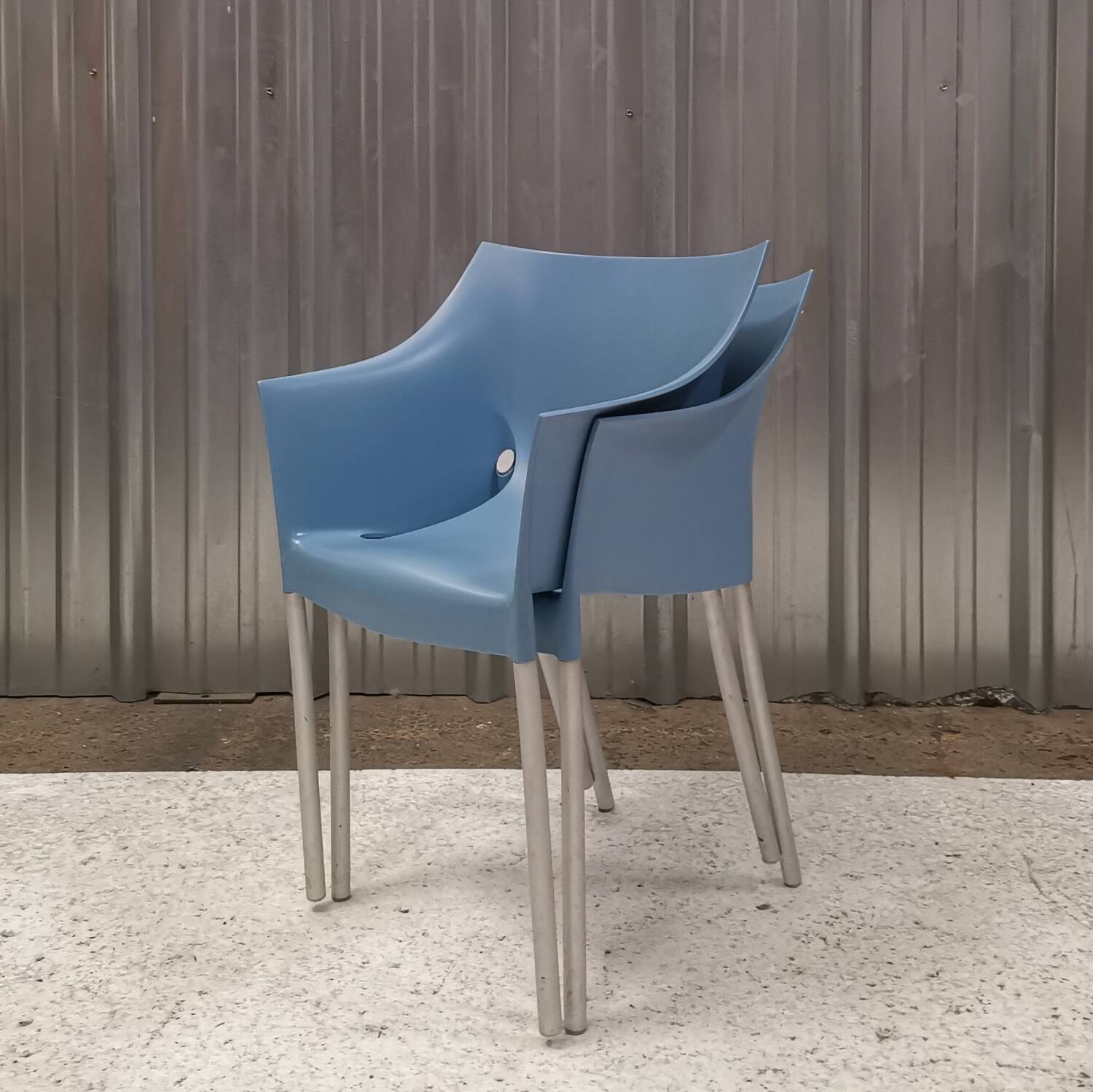 Pair of Dr. No chairs, Philippe Starck, Kartell