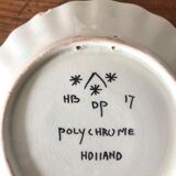 Dish in Delft faince, hand-painted