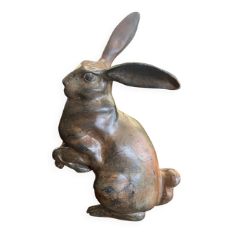 Bronze hare signed P.Chenet
