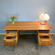 Bauhaus-style desk by WK Möbel, walnut, 1960s