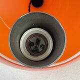 Vintage orange drop lighting suspension 1970
