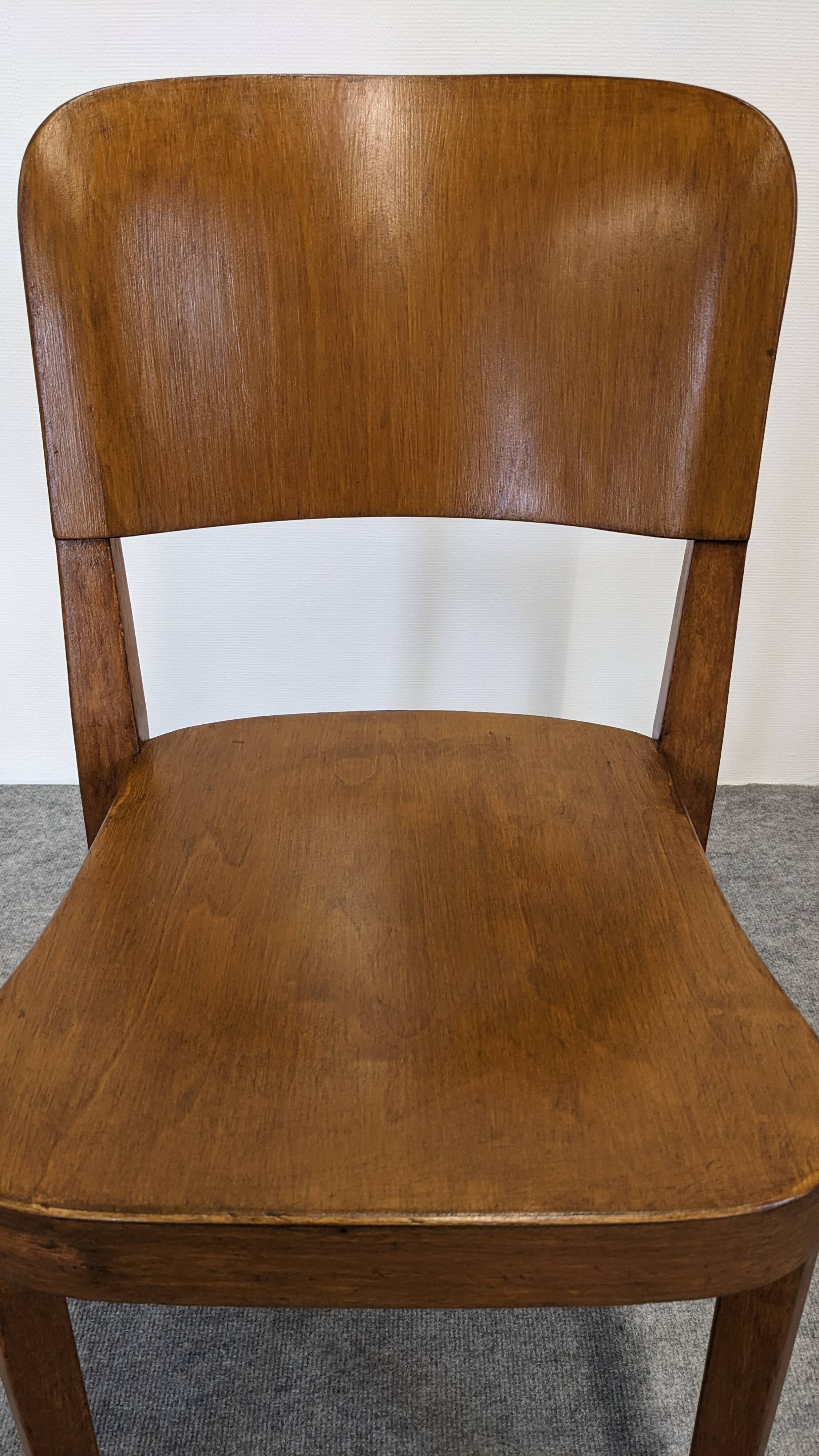 Pair of Bauhaus chairs by Ernst Haefeli for Horgen Glarus, Switzerland 1926