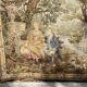 Tapisserie murale romantique "Jardin d'Amour", Franklin Mint, France