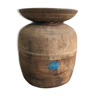 Nepalese wooden pot