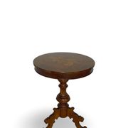 an antique Italian Sorrento occasional table top, from the 19th