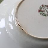 Soup plates x4, Onnaing, Guirlande model, 19th century