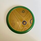 1960s vintage green wall mirror