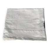 Drap 2 places neuf brodé triangles jours échelle
