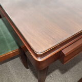 Gaston Poisson modernist mahogany table, art deco 1940