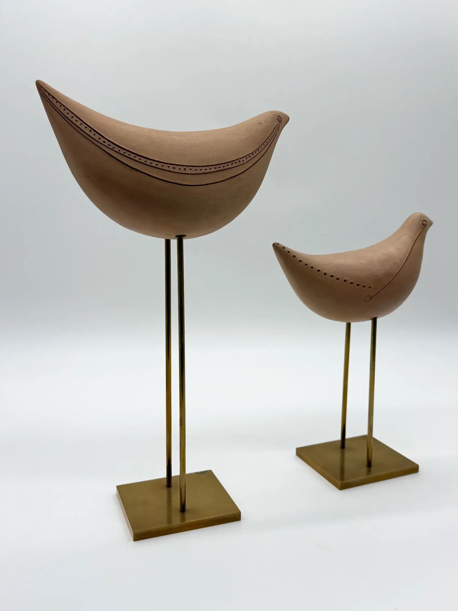 Pair of birds "Birds" — Aldo Londi for Bitossi Ceramiche, Italy 1960s