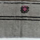 6x12 Gray & Black Modern Hemp Rug, 184x379Cm