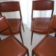 Suite de 4 chaises scandinaves des années 60